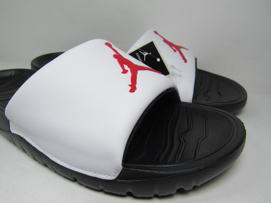 SANDALIAS JORDAN BREAK SLIDE WHITE RED EN CAJA
