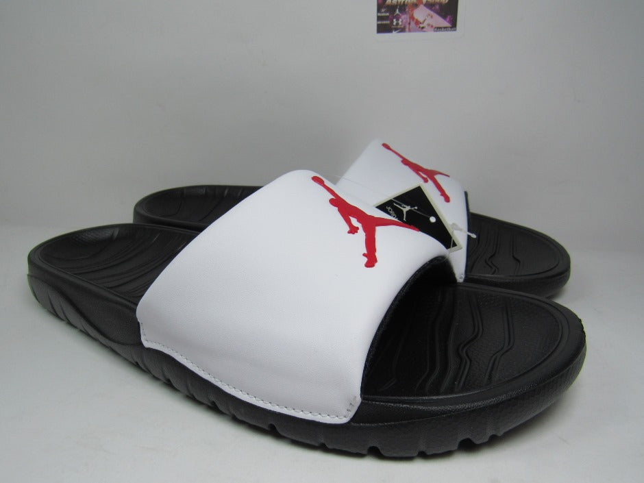 SANDALIAS JORDAN BREAK SLIDE WHITE RED EN CAJA