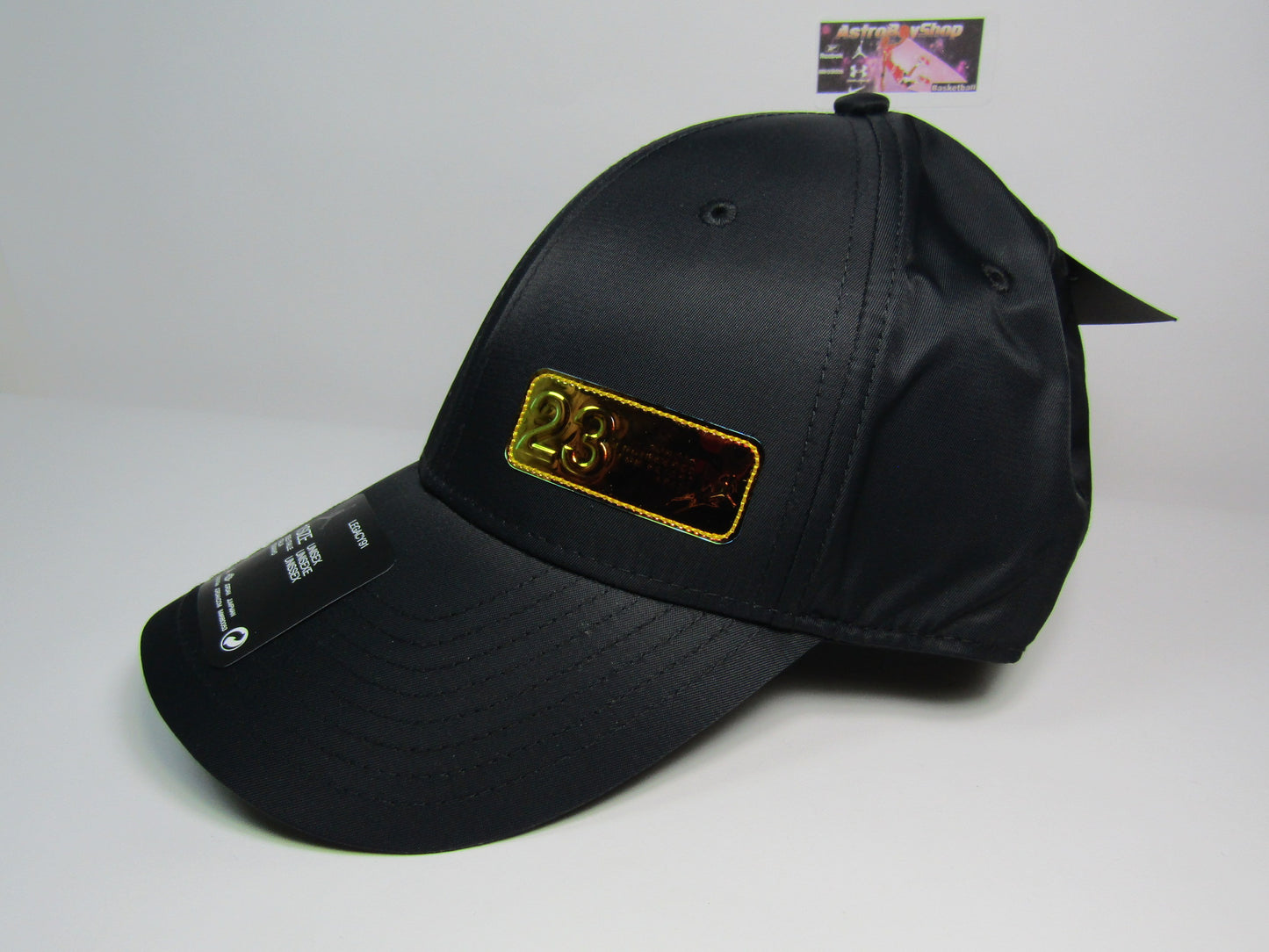 GORRA JORDAN CURVA ENGINERED 23 BLACK GOLD UNITALLA