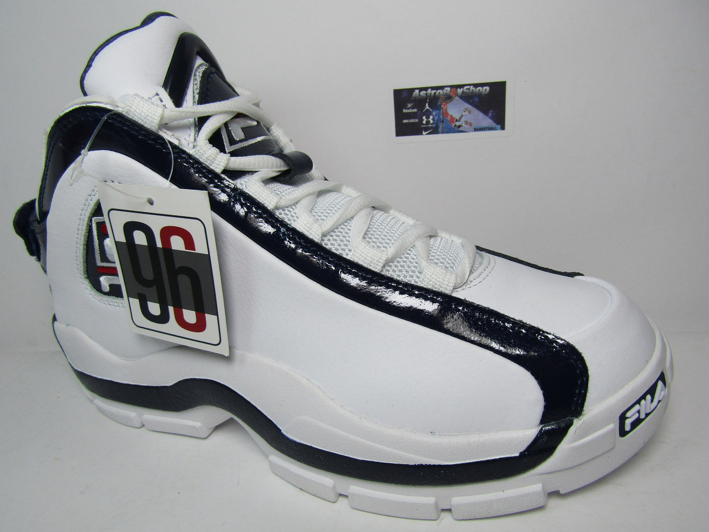 FILA GRANT HILL 2 `96 NAVY LEATHERN , FORRO INTERNO DE PIEL