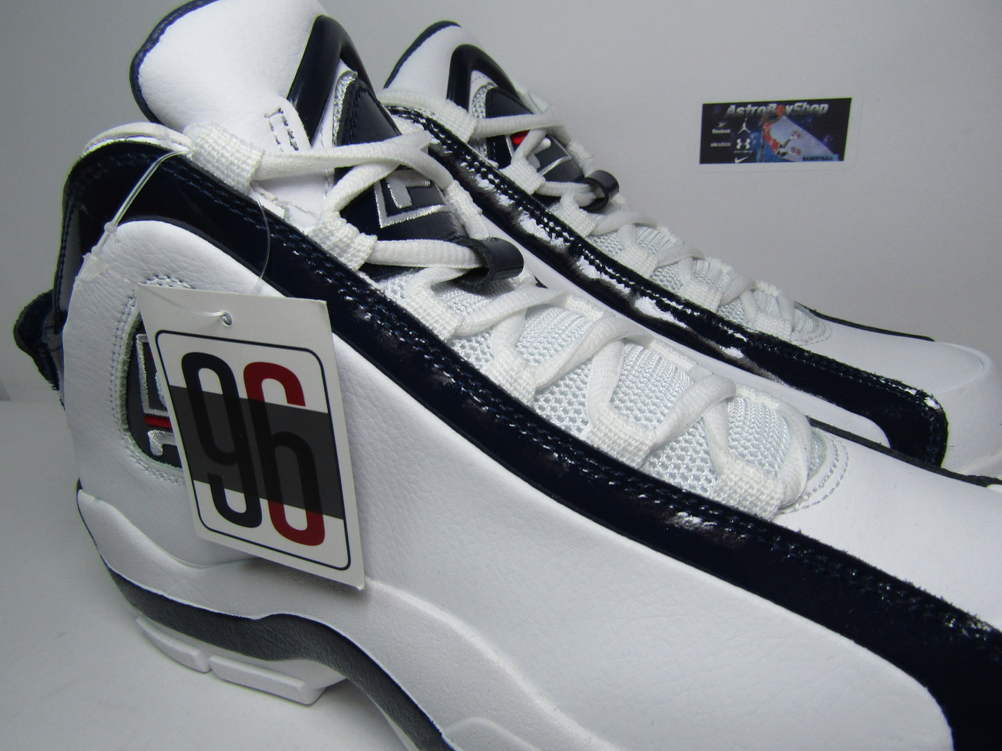 FILA GRANT HILL 2 `96 NAVY LEATHERN , FORRO INTERNO DE PIEL