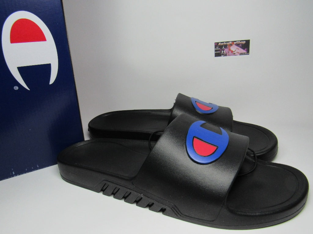 SANDALIAS CHAMPION TAKEOVER BLACK BLUE EN CAJA