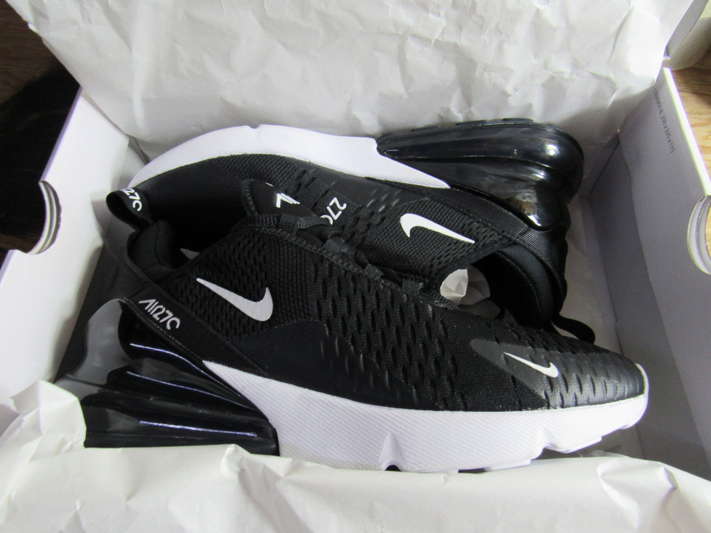 NIKE AIR MAX 270 B&W WOMENS EN CAJA