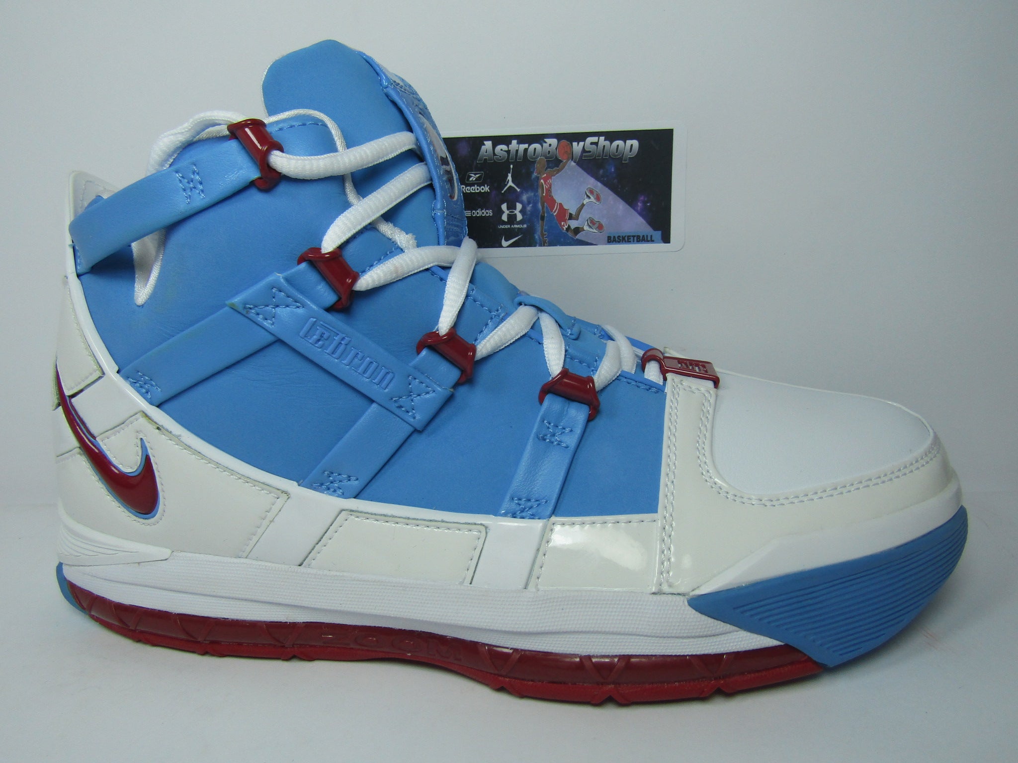 LEBRON JAMES 3 QS HOUSTON EN CAJA Y EXTRA LACES ASTROBOYSHOP SNEAKER STORE