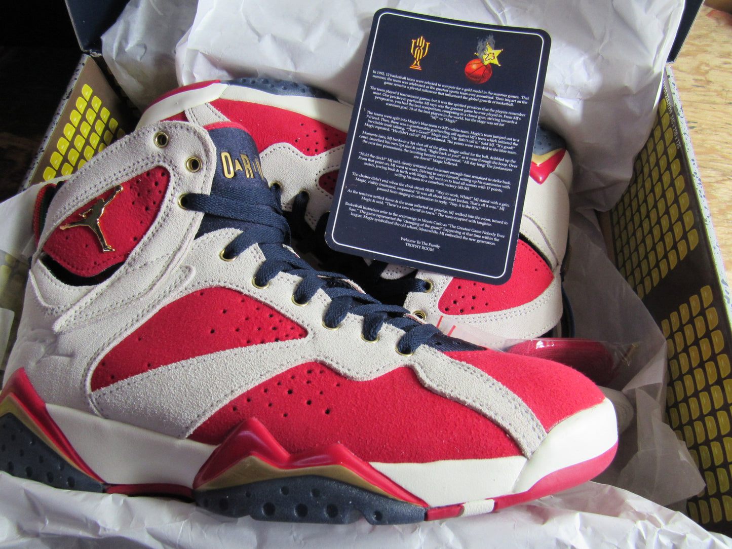 JORDAN 7 TROPHY ROOM LIMTED EDITION EN CAJA