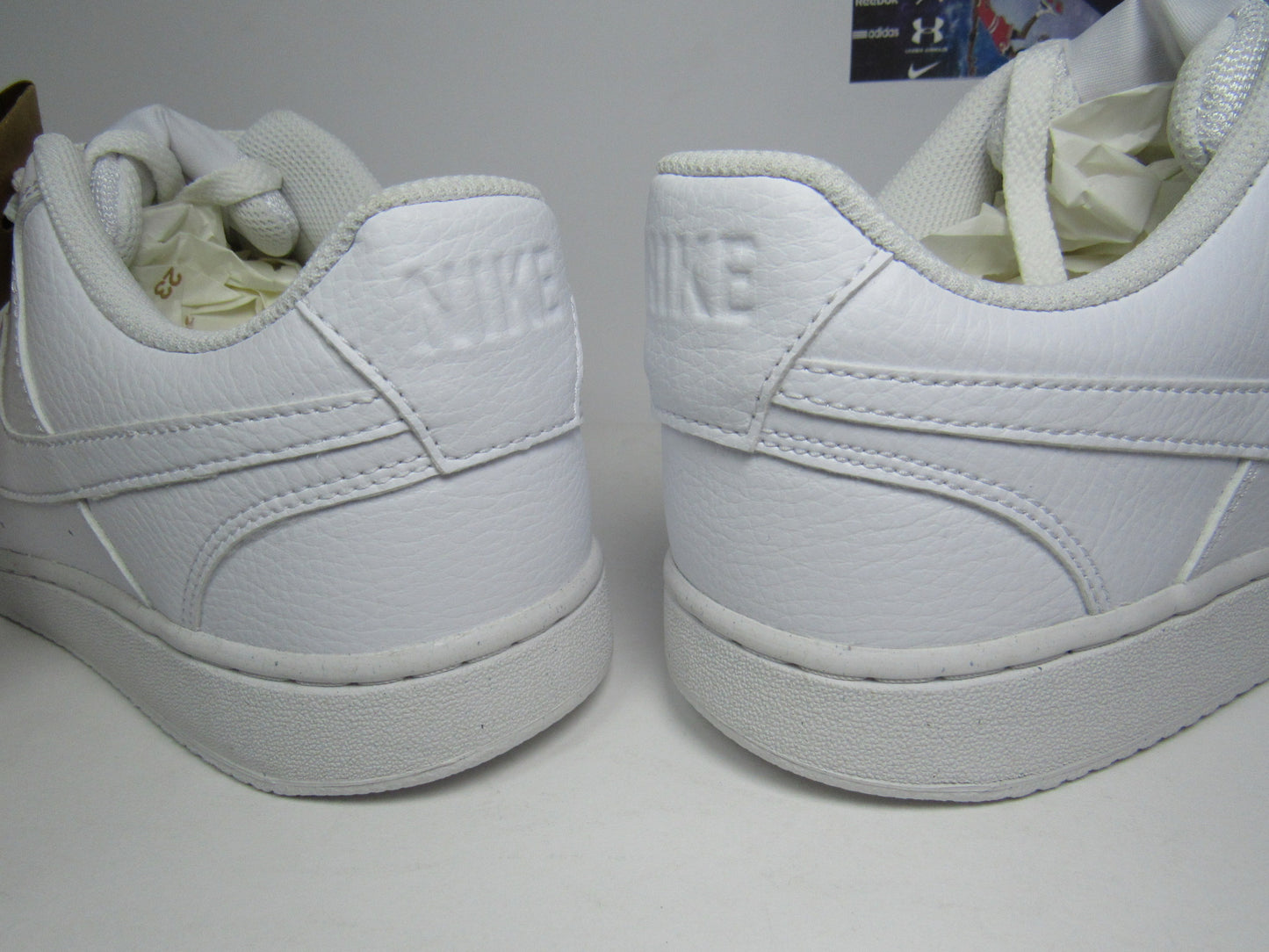 NIKE COURT VISION LOW TRIPLE WHITE EN CAJA