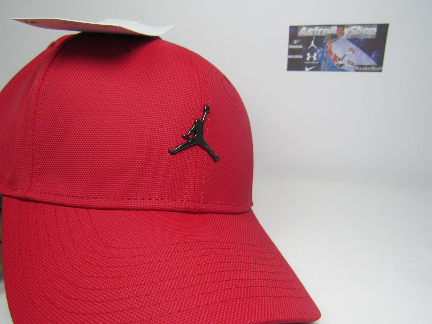 GORRA JORDAN JUMPMAN METAL CURVA GYM RED UNITALLA ADULTO