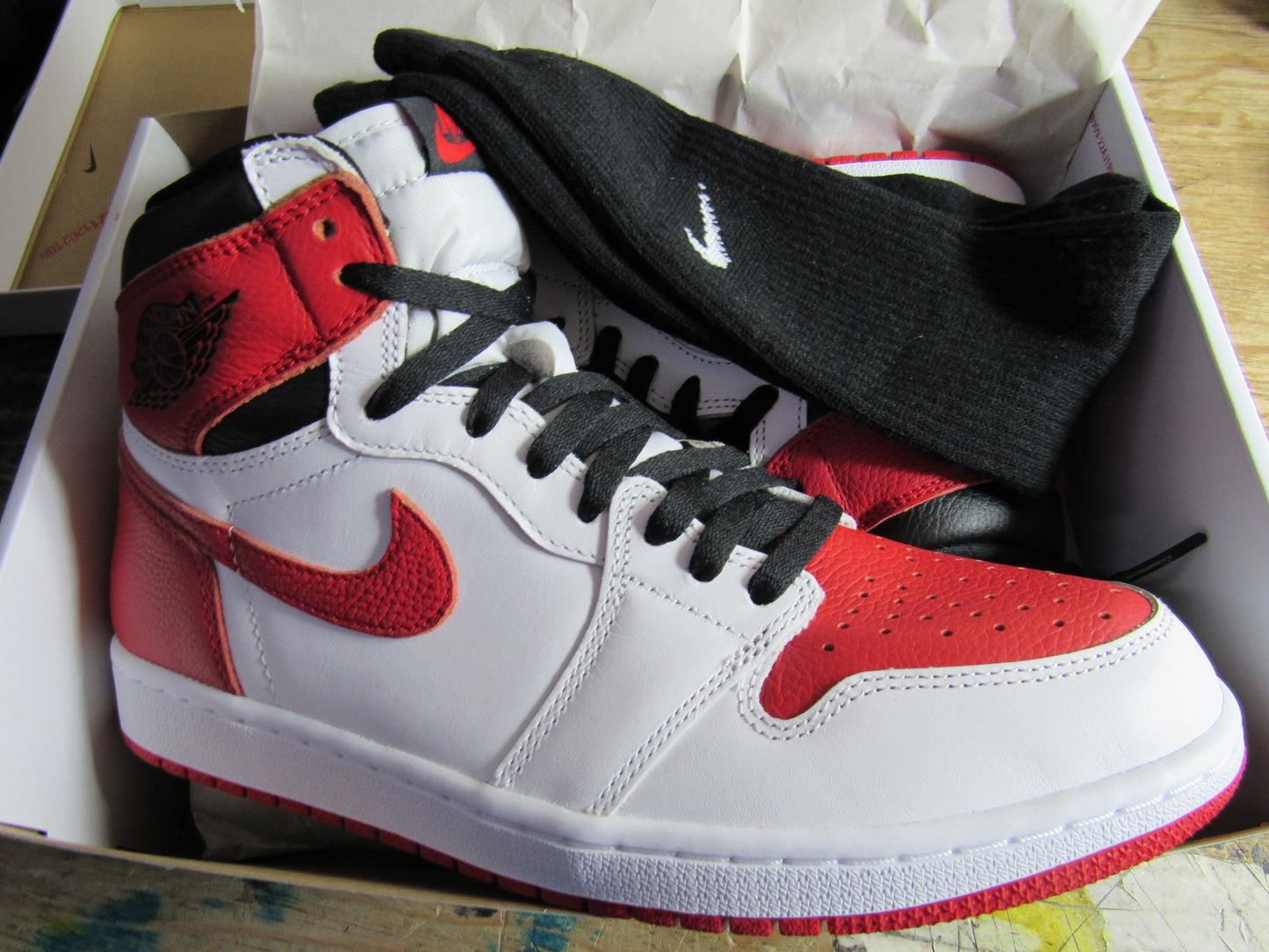 JORDAN 1 HIGH HERITAGE EN CAJA