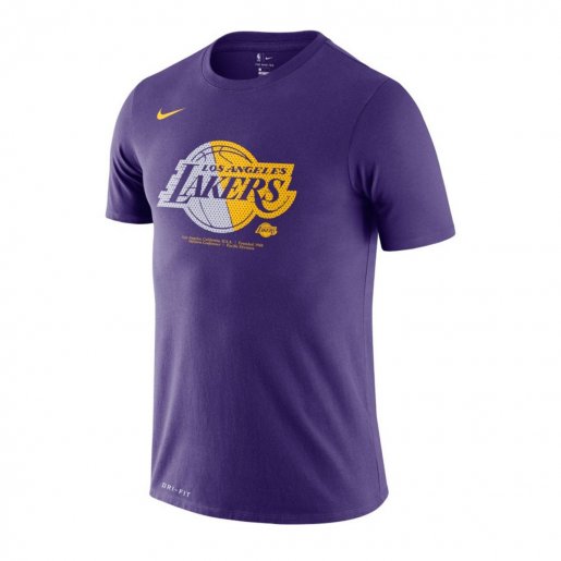 PLAYERA LAKERS PURPLE COTTON TEE