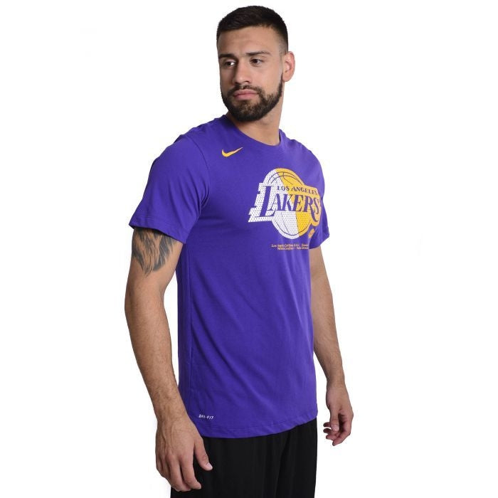 PLAYERA LAKERS PURPLE COTTON TEE