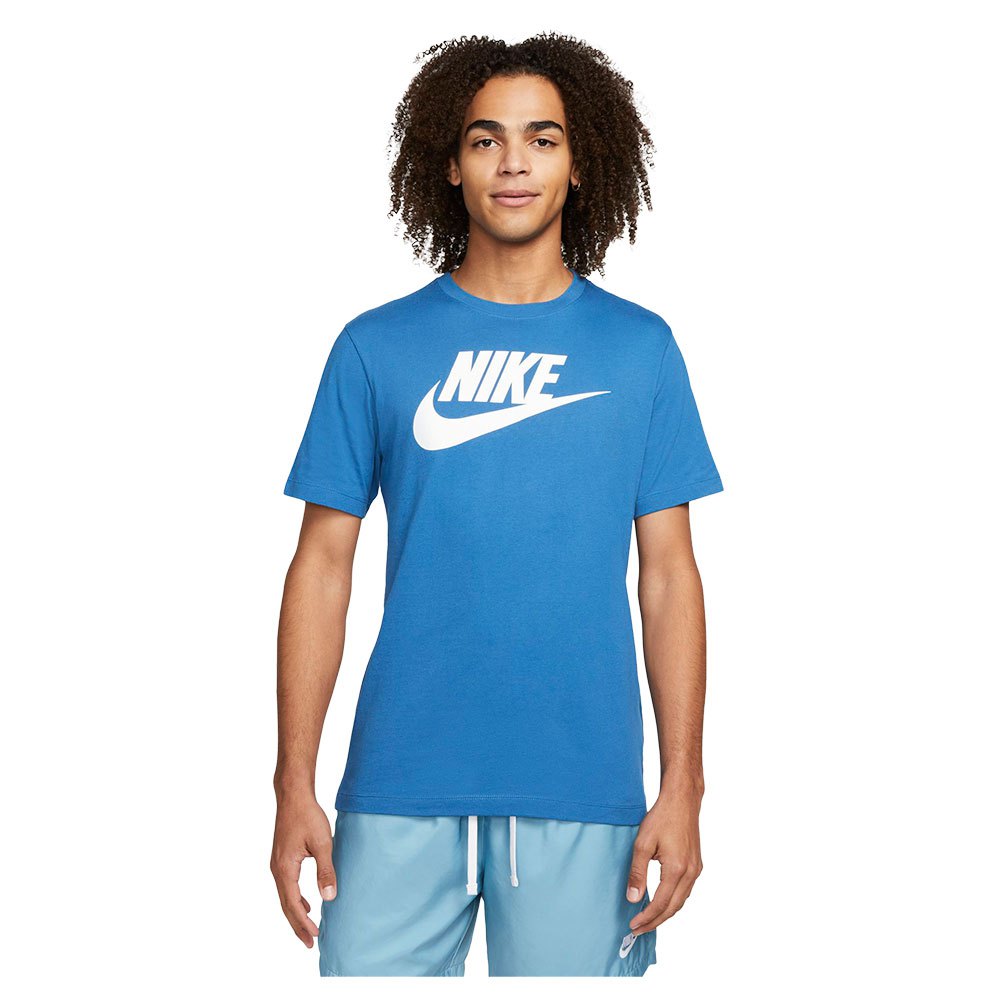 PLAYERA NIKE COTTON TEE BLUE NIKE LOGO