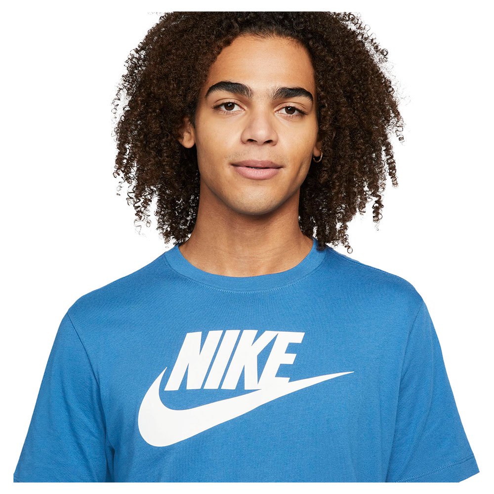 PLAYERA NIKE COTTON TEE BLUE NIKE LOGO