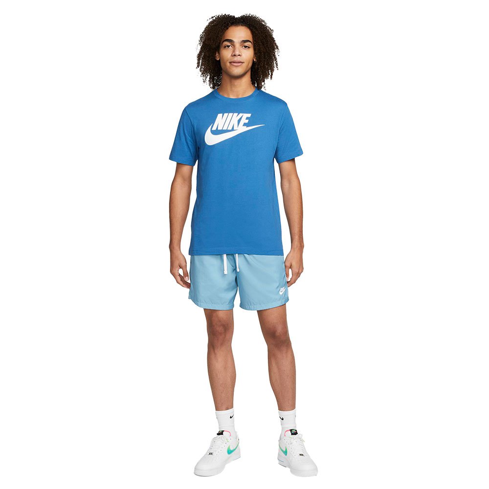 PLAYERA NIKE COTTON TEE BLUE NIKE LOGO