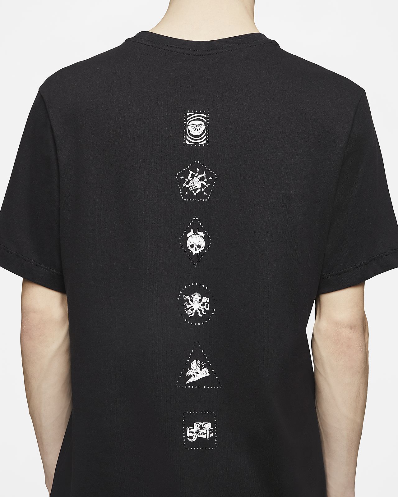 PLAYERA NIKE JUST DO IT SWOOHS BLACK DRI-FIT