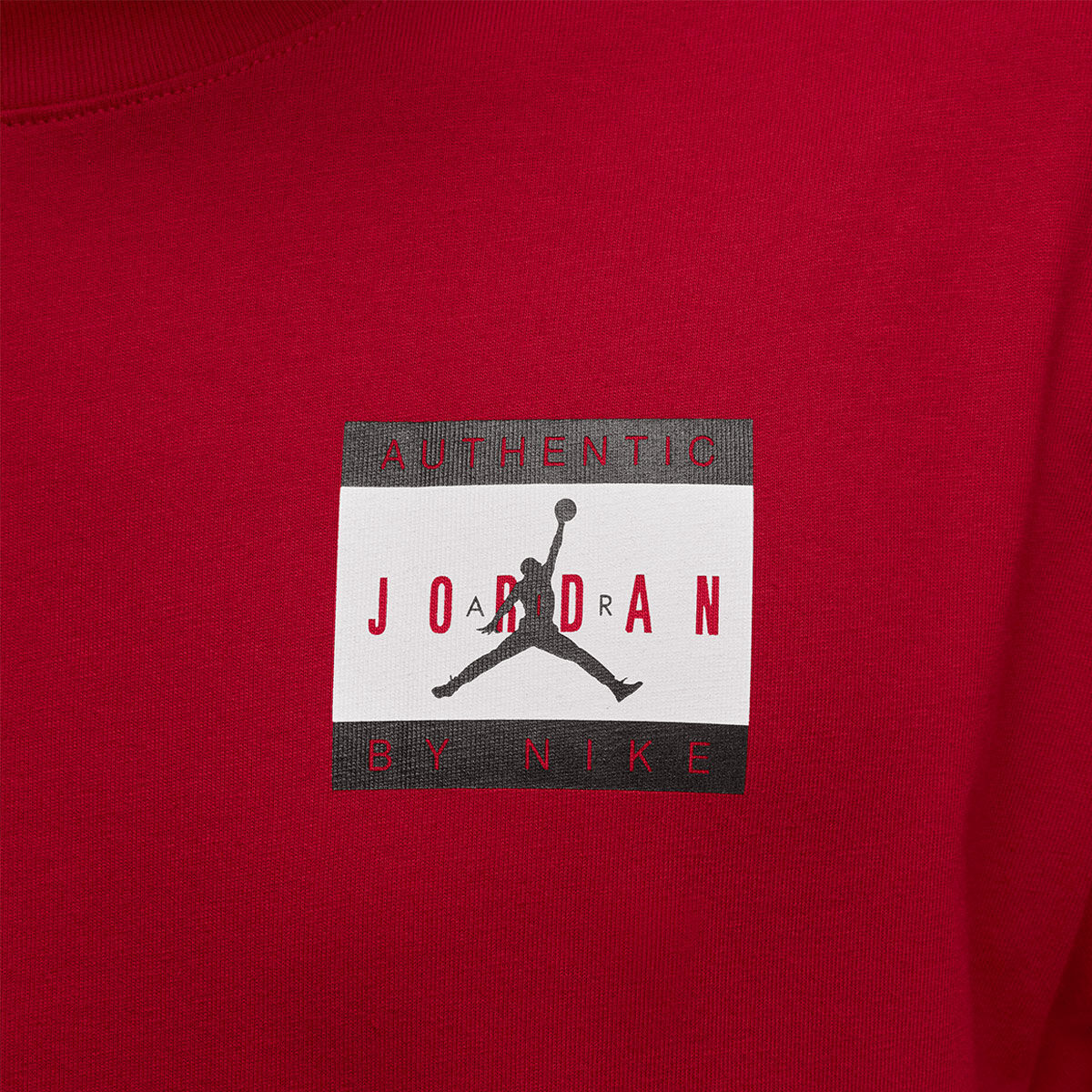 PLAYERA JORDAN BRAND RED STANDAR FIT