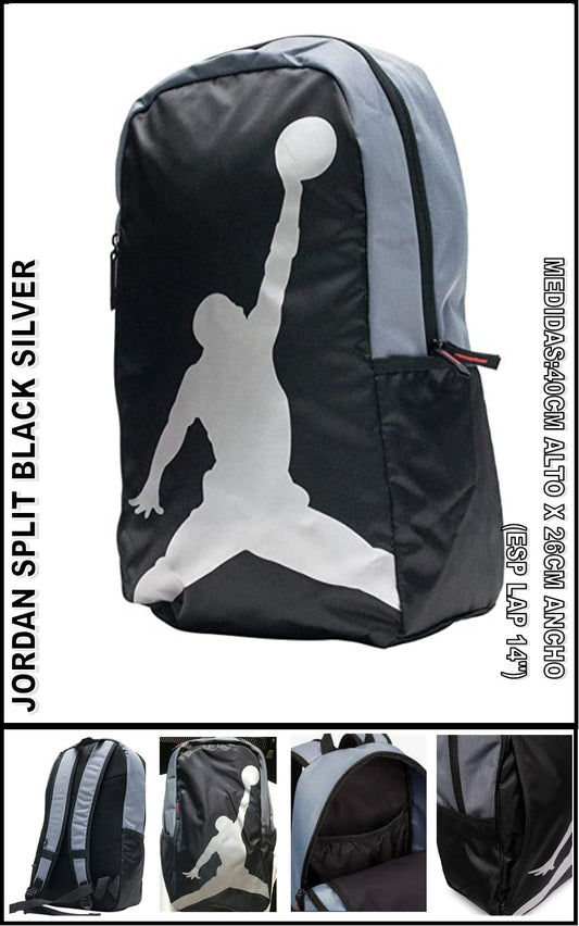 MOCHILA JORDAN SPLIT BAGPACK  (40 CM ALTO X 26 CM ANCHO ESP LAP 14")
