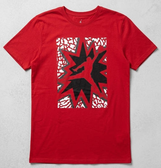 PLAYERA JORDAN BOOM POW RED STANDAR