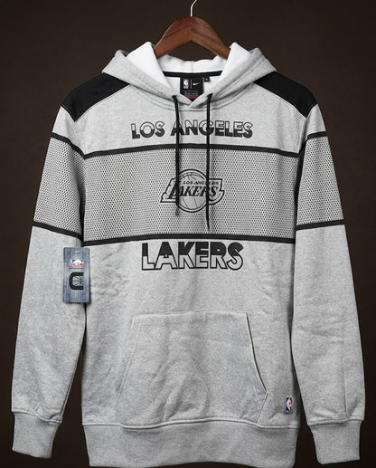 SUDADERA HOODIE LAKERS GREY NBA STORE UNK OFICIAL (S)