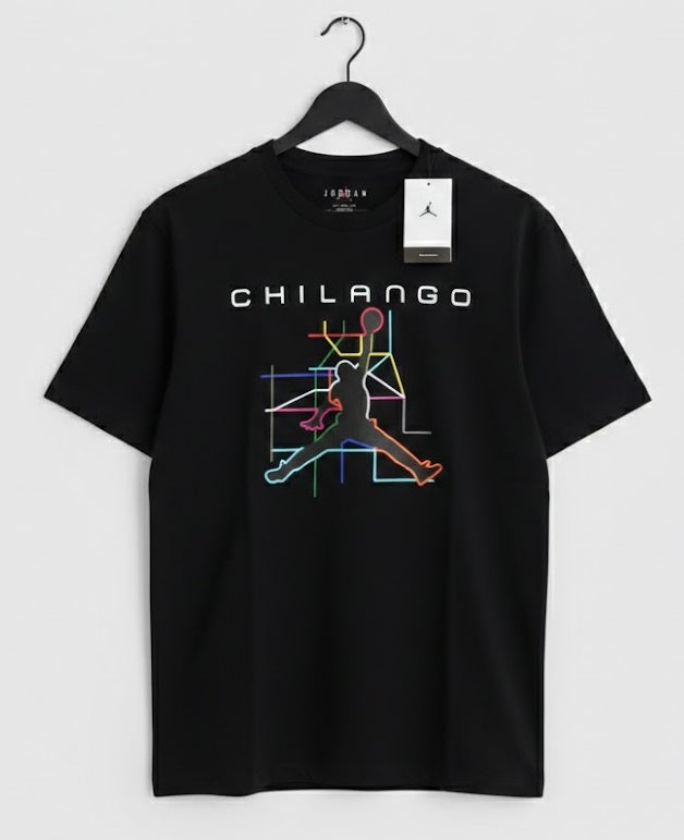 PLAYERA CHILANGO BLACK "AMPLIA"