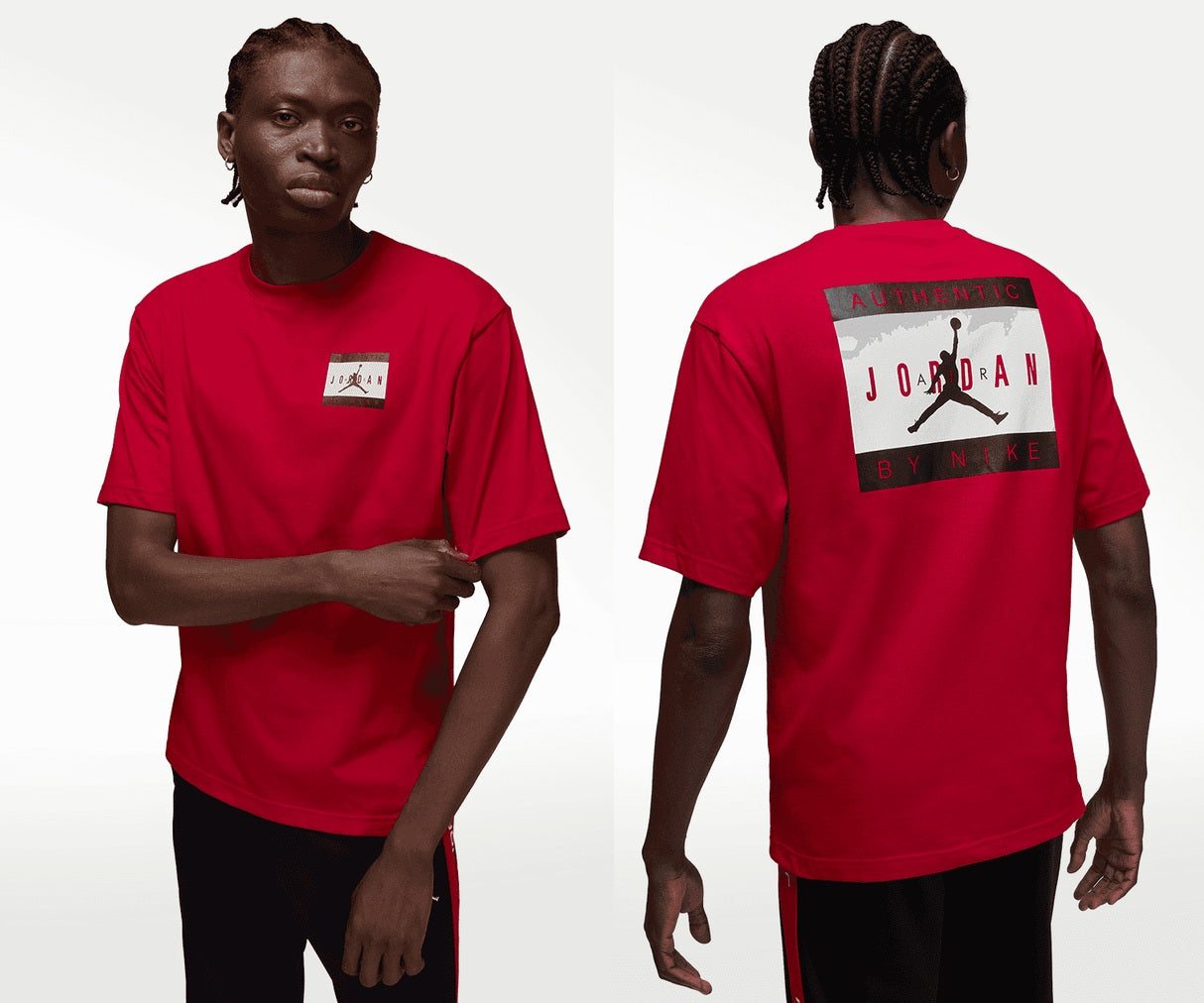 PLAYERA JORDAN BRAND RED STANDAR FIT
