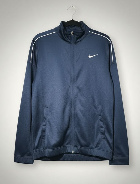 SUDADERA NIKE FRANCHISE MALLA NAVY BLUE (L)