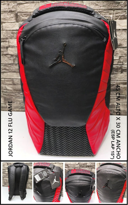 MOCHILA JORDAN 12 BRED FLUE GAME EDITION ESP LAPTOP 15" oferta