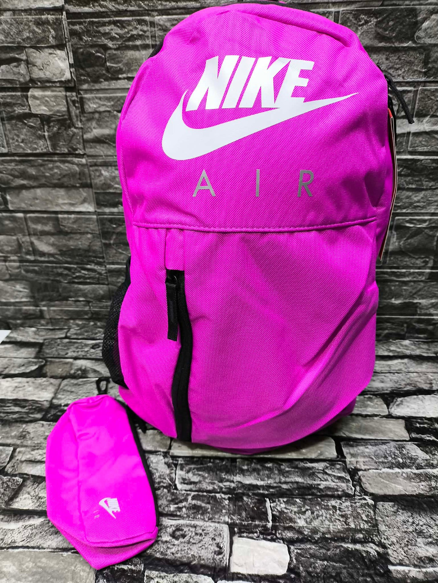 MOCHILA NIKE ELEMENTAL ESCOLAR PINK LAPICERA INCLUIDA