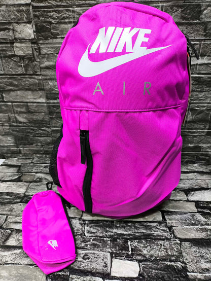 MOCHILA NIKE ELEMENTAL ESCOLAR PINK LAPICERA INCLUIDA