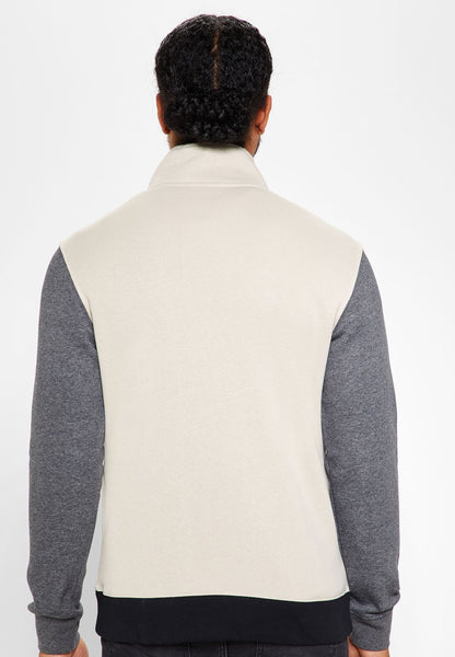 SUDADERA NIKE CLUB HALF ZIP CHARCOAL , CASUAL