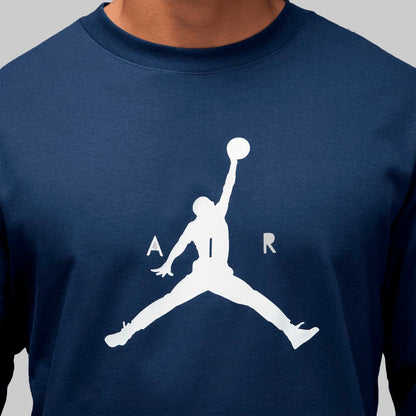 PLAYERA AIR JORDAN BLUE MANGA LARGA