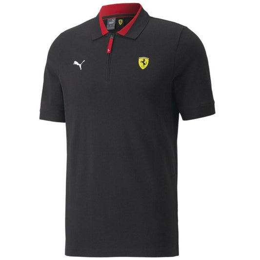 PLAYERA POLO PUMA FERRARI CON CIERRE
