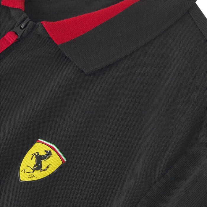 PLAYERA POLO PUMA FERRARI CON CIERRE