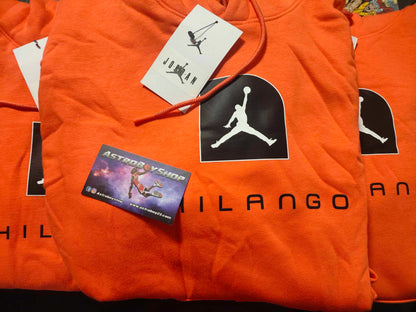SUDADERA HOODIE CHILANGO 2023 ORANGE