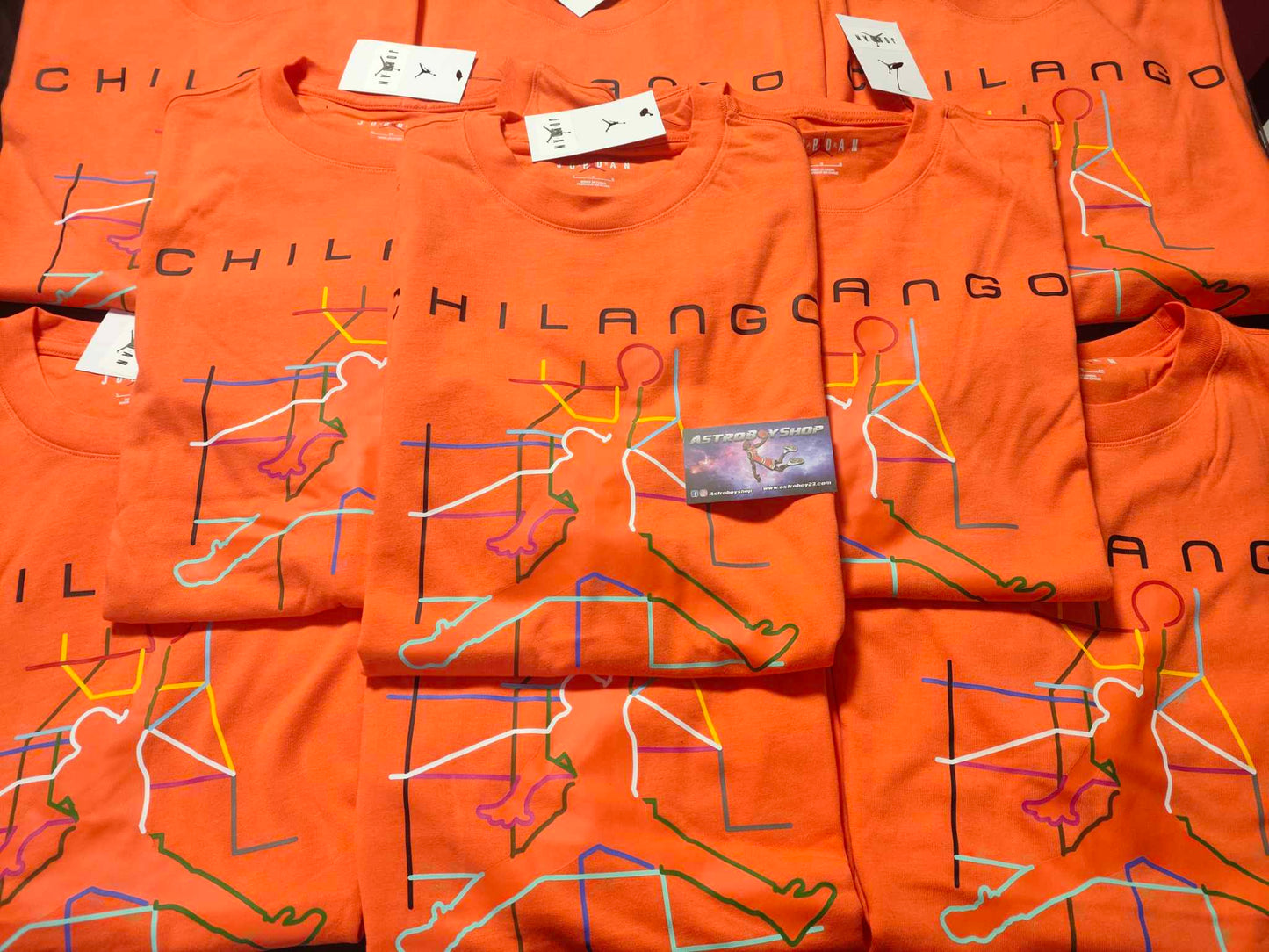 PLAYERA JORDAN CHILANGO 2023 ORANGE "AMPLIA"