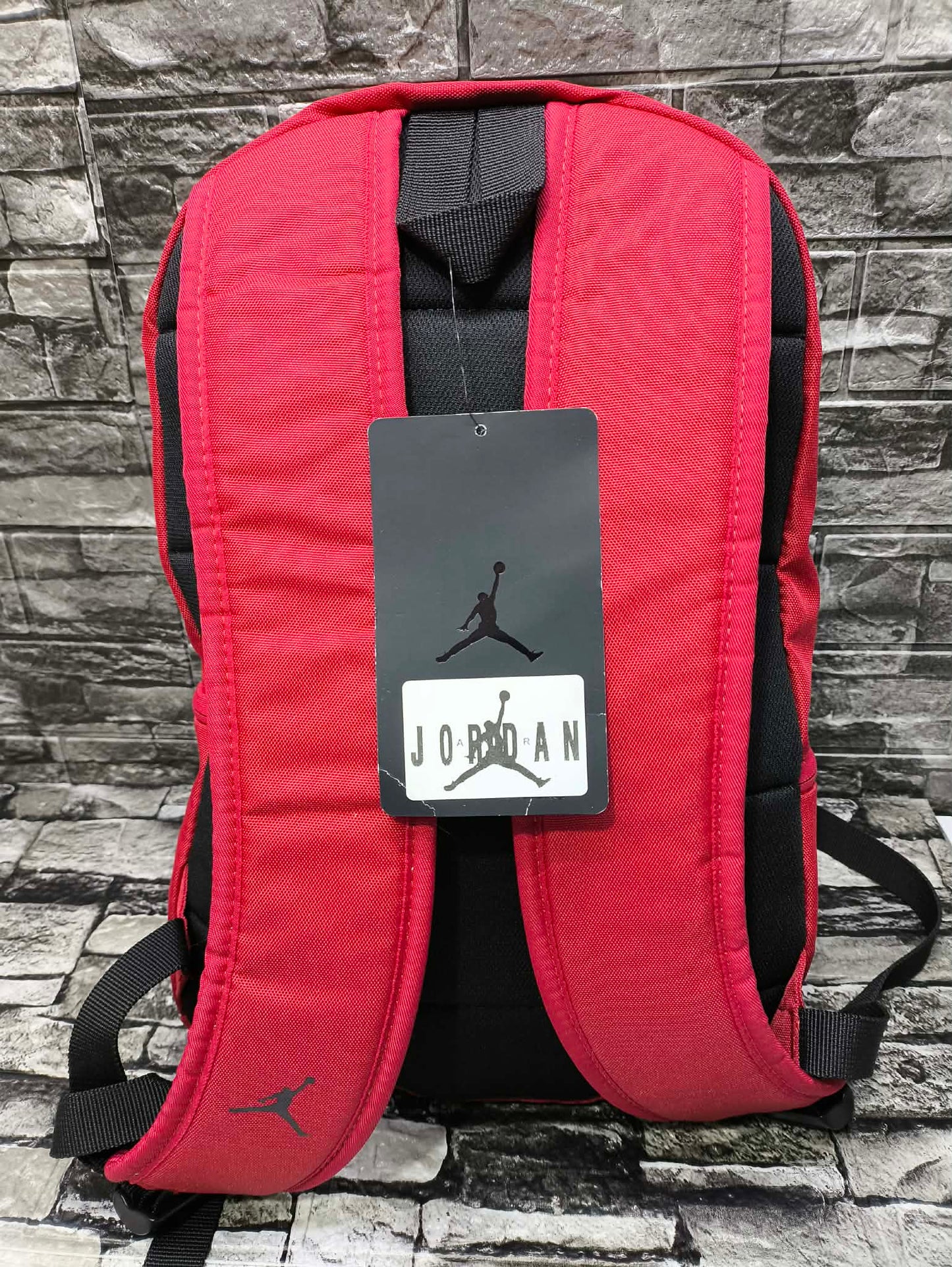 MOCHILA AIR JORDAN BAGPACK GYM RED (40 ALTO X 27 ANCHO ESP LAP 14")