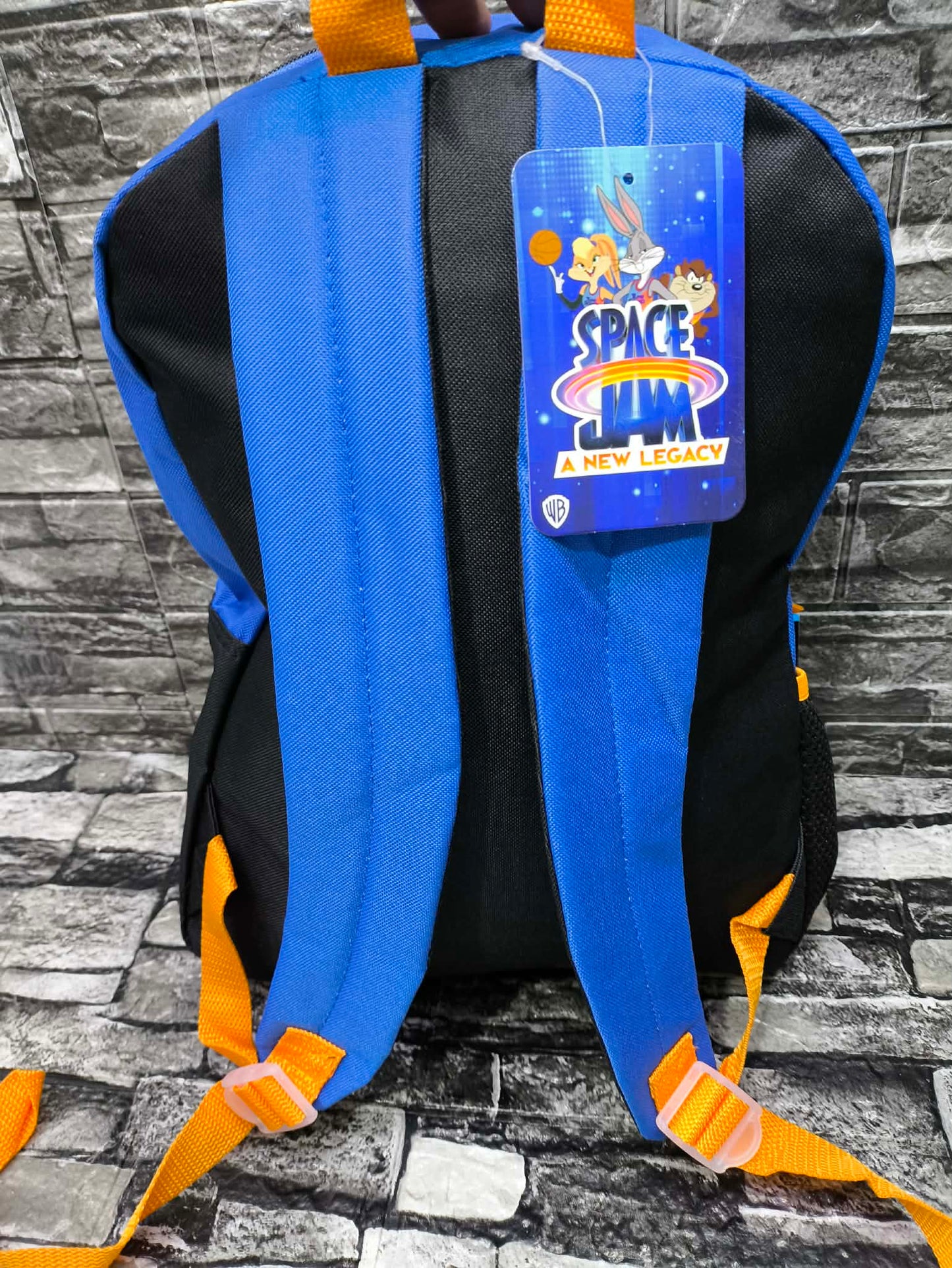 MOCHILA BIOWORLD TUNE SQUA SPACE JAM CON LONCHERA (38 ALTO X 25 ANCHO)