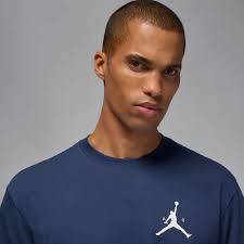 PLAYERA AIR JORDAN LBR NAVY BLUE COTTON