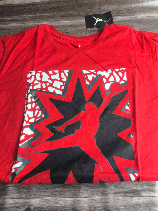 PLAYERA JORDAN BOOM POW RED STANDAR