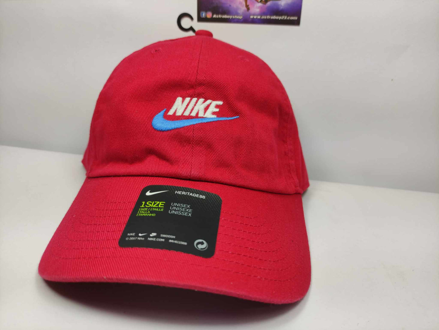 GORRA NIKE CURVA H86 PRELAVADA GYM RED UNITALLA