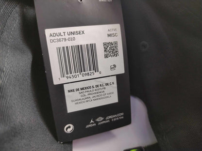 GORRA JORDAN CURVA LEGACY91 BLACK BLUE RACER UNITALLA ADULTO