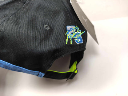 GORRA JORDAN CURVA LEGACY91 BLACK BLUE RACER UNITALLA ADULTO