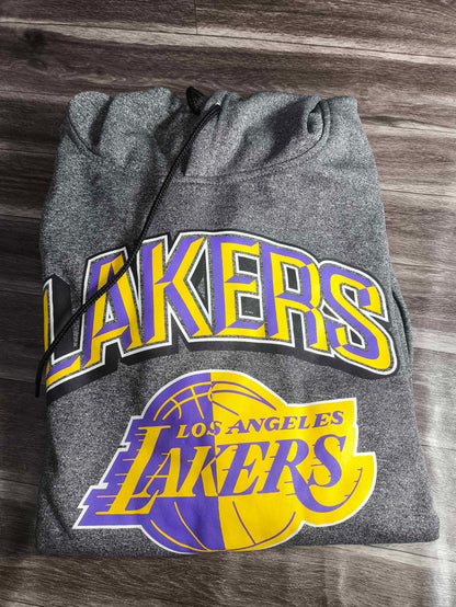 SUDADERA HOODIE LAKERS GREY STEEL NBA STORE UNK OFICIAL