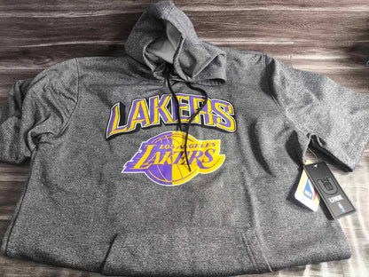 SUDADERA HOODIE LAKERS GREY STEEL NBA STORE UNK OFICIAL