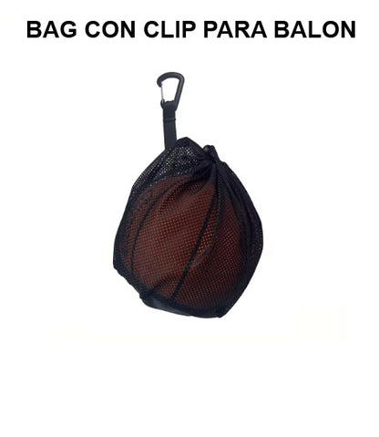 BAG MOCHILA PARA BALON DELGADA DE RED CON CLIP