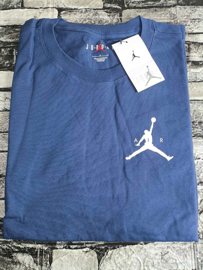 PLAYERA AIR JORDAN LBR NAVY BLUE COTTON