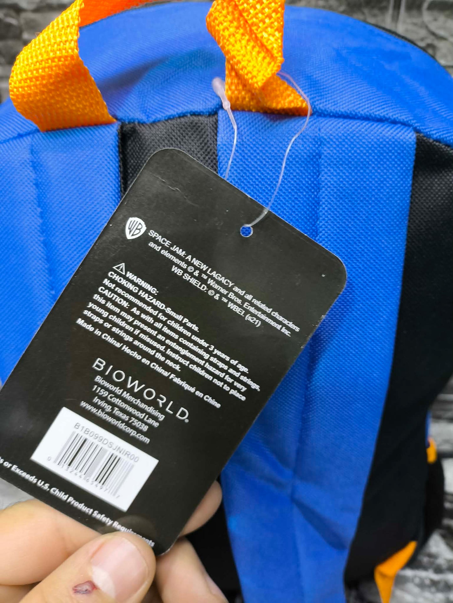 MOCHILA BIOWORLD TUNE SQUA SPACE JAM CON LONCHERA (38 ALTO X 25 ANCHO)