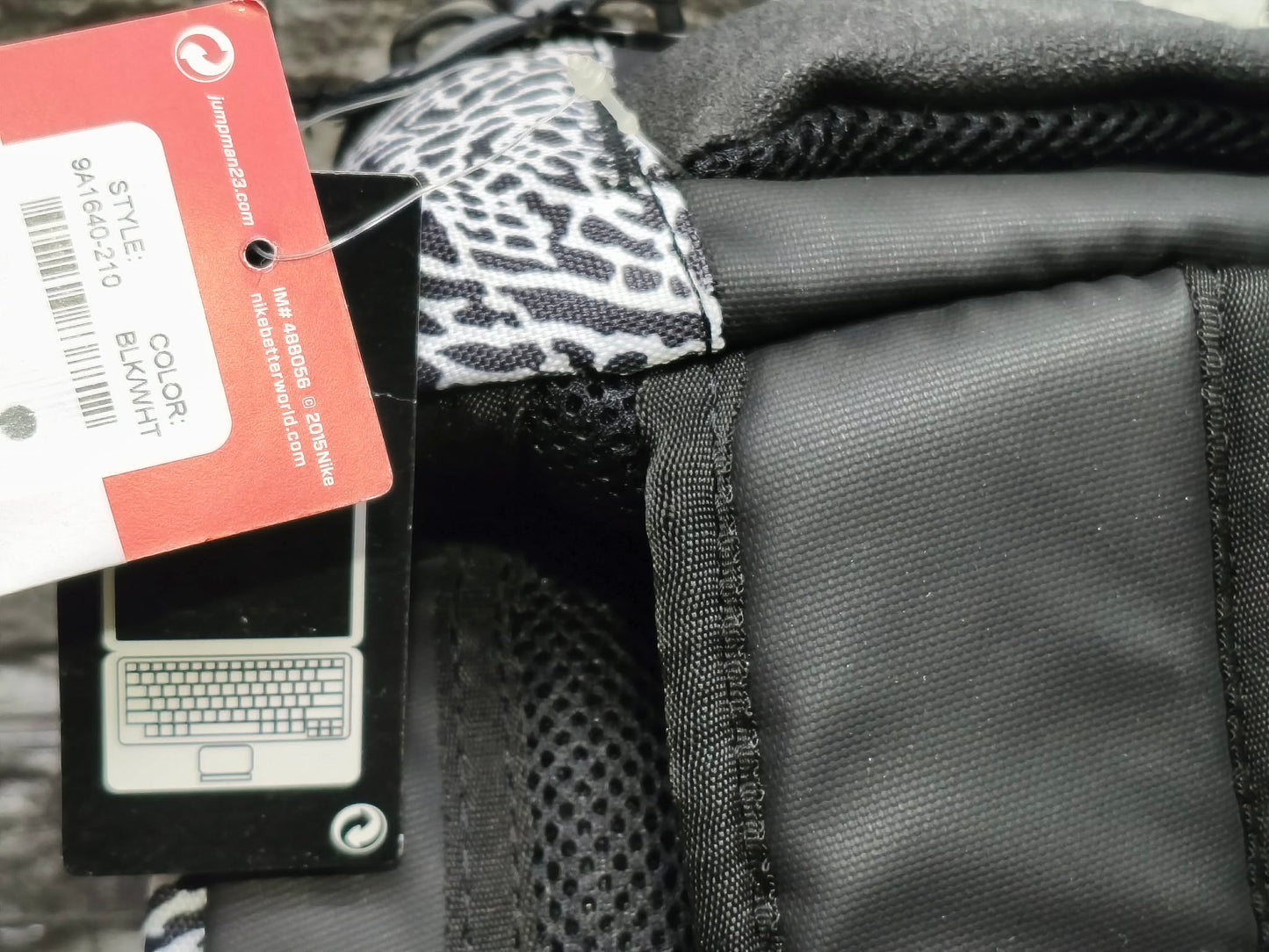 MOCHILA JORDAN ALL WORLD BLACK ELEPHAN PRINT