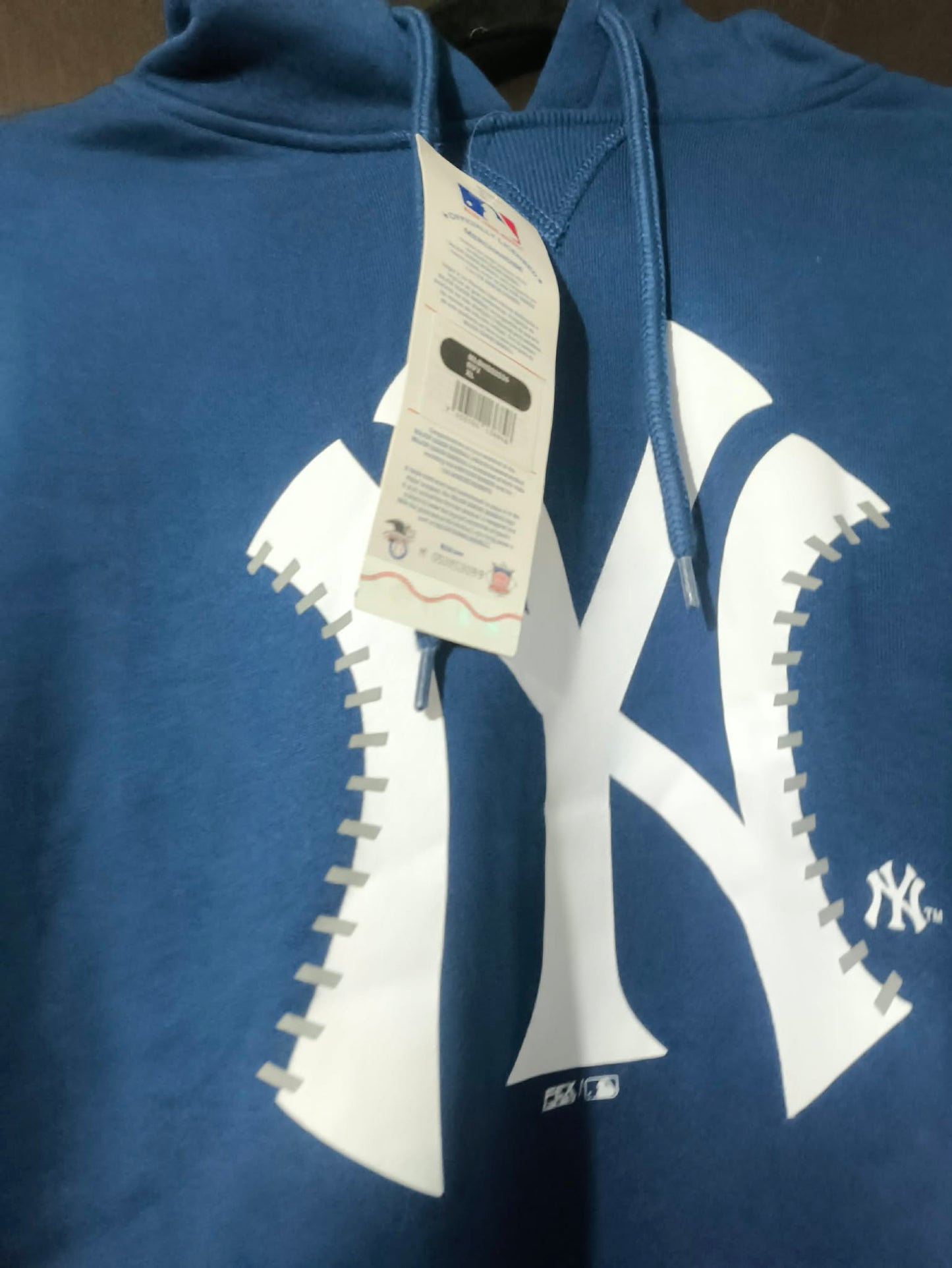 SUDADERA MLB YANKEES BLUE (XL)