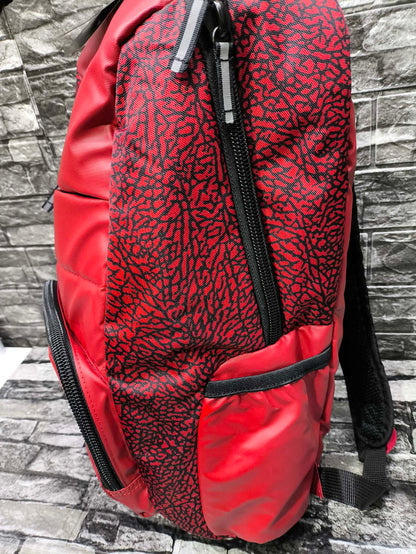 MOCHILA JORDAN ALL WORLD GYM RED ELEPHANT PRINT