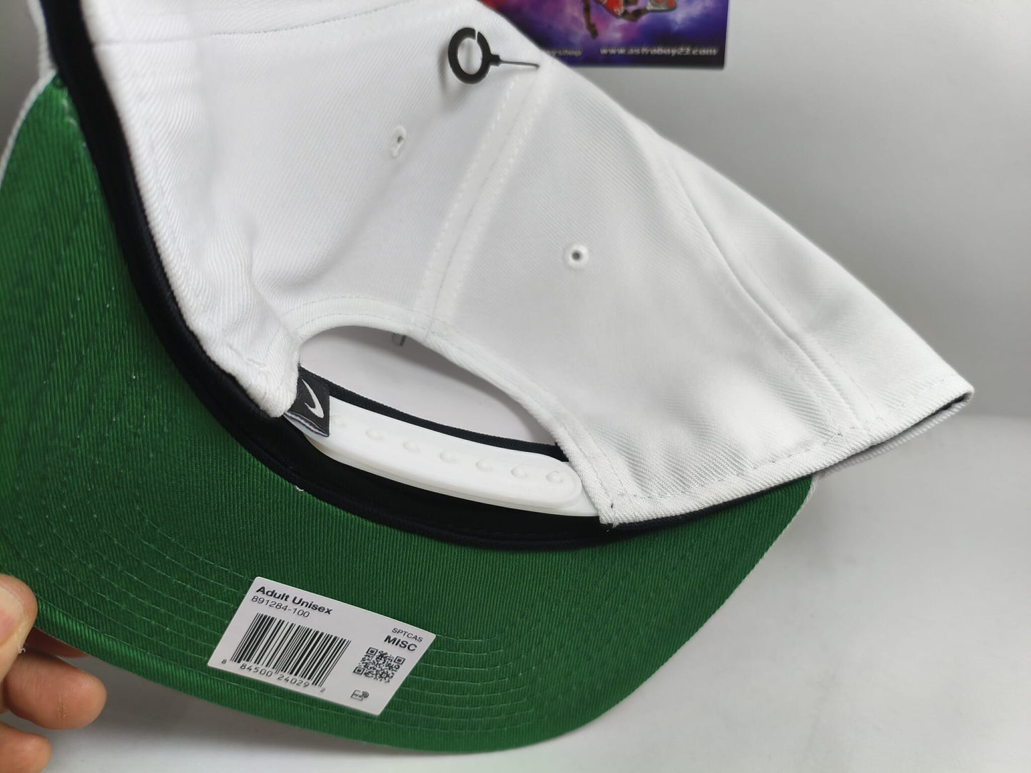 GORRA NIKE PRO FUTURA PLANA WHITE GRN UNITALLA